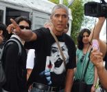 Samy Naceri dans les rues de Cannes, le 15 mai 2011.