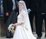 Robe Alexander Mcqueen portée par Kate Middleton le jour de son mariage le 29 avril 2011 