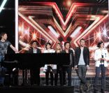 Les six candidats chantent Goodbye my lover avec James Blunt dans X Factor le 31 mai 2011 sur M6