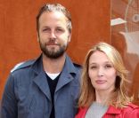 Anne Marivin et Joachim au tournoi de Roland-Garros, le 31 mai 2011.