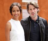 Sonia Rolland et Jalil Lespert au tournoi de Roland-Garros, le 31 mai 2011.