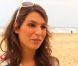 Laury Thilleman, passionnée de surf, assiste aux championnat du monde féminins de surf à Hossegor (Landes), jeudi 2 juin 2011.