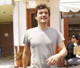 Miranda Kerr et Orlando Bloom ont déjeuné ensemble au Café Med, à Hollywood le 3 juin 2011