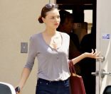 Miranda Kerr et Orlando Bloom ont déjeuné ensemble au Café Med, à Hollywood le 3 juin 2011