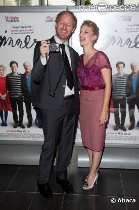 Mélanie Laurent et Mike Mills présentent Beginners au cinéma MK2 Bibliothèque, à Paris, le 7 juin 2011.
