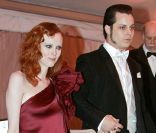 Jack White et son épouse Karen Elson le 5 mai 2008. 