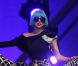 Lady Gaga se produit au Circus Maximus à Rome (Italie), à l'occasion de l'Europride, marche des fiertés homosexuelles, bi, lesbiennes et transgenres.