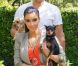 Kim Kardashian et son fiancé Kries Humphries à Los Angeles le 10 juin 2011