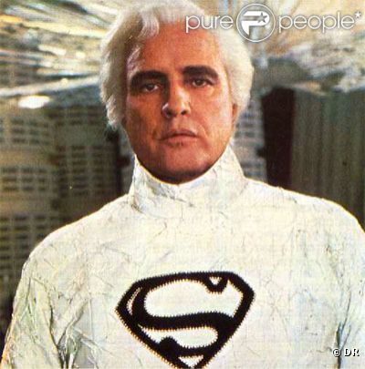 Marlon Brando dans  Superman , sorti en 1978.