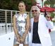 Karolina Kurkova et Richard Branson à l'Hôtel Mondrian, à l'occasion des 25 ans de la ligne Miami/Londres de Virgin Atlantic Airways, à Miami, le 16 juin 2011.