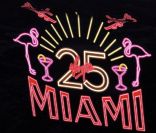 Les 25 ans de la ligne Miami/Londres de Virgin Atlantic Airways, à Miami, le 16 juin 2011.