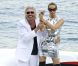 Karolina Kurkova et Richard Branson à l'Hôtel Mondrian, à l'occasion des 25 ans de la ligne Miami/Londres de Virgin Atlantic Airways, à Miami, le 16 juin 2011.