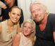 Karolina Kurkova, Richard Branson et Ellie Goulding au Raleigh, à l'occasion des  25 ans de la ligne Miami/Londres de Virgin Atlantic Airways, à Miami,  le 16 juin 2011.