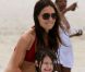 Katie Holmes et Suri Cruise profitent d'une belle après-midi sur une plage de Miami le 18 juin 2011
