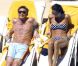 Frank Lampard et sa fiancée Christine Bleakley à Las Vegas, le 8 juin 2011