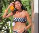 Christine Bleakley, ravissante, lors de ses vacances à Las Vegas, le 8 juin 2011