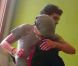 Orlando Bloom en famille lors d'un déjeuner à Los Angeles le 2 juin 2011