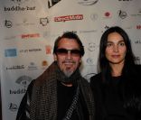 Florent Pagny et Azucena à la première édition des Trophées de l\'écologie, le 20 juin 2011.