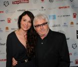 Marc Cerrone et son épouse à la première édition des Trophées de l'écologie, le 20 juin 2011.
