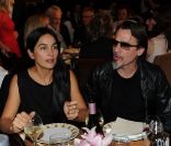 Florent Pagny et son Azucena à la première édition des Trophées de l\'écologie, le 20 juin 2011.