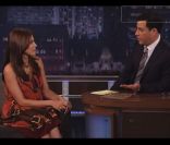 Eva Mendes sur le plateau du  Jimmy Kimmel Live le 21 juin 2011 (3eme partie).  