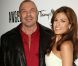Thierry Mugler et sa belle égérie Eva Mendes à la soirée qui célèbre la nouvelle publicité du parfum Angel. New York, 23 juin 2011