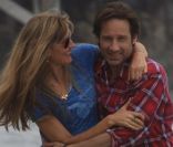  David Duchovny et Natascha McElhone s'éclatent comme des petits fous sur le tournage de Californication le 8 juin à Los Angeles 