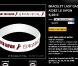 La bracelet "We pray for Japan" en vente ser le site officiel de Lady Gaga en faveur des victimes du tremblement de terre et du tsunami.