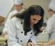 Kate Middleton, minutieuse chef cuisinier à l'Institut de tourisme et d'hôtellerie du Québec (ITHQ), le 2 juillet 2011