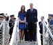 Le prince William et son épouse Catherine arrivent à Québec, le 3 juillet 2011.