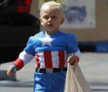 Le petit Zuma a déjà bien grandi ! A Los Angeles, le 4 juillet 2011