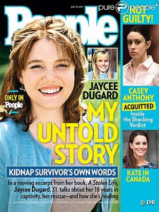 Jaycee Dugard en couverture de  People , en juillet 2011.