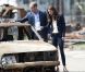  Cette carcasse de voiture témoigne de la violence des feux de forêt qui, poussés par les vents, ont ravagé Slave Lake le 15 mai 2011. William et Kate en étaient effarés... 
 Sacrifiant leur parenthèse amoureuse, le prince William et Kate Middleton se sont rendus mercredi 6 juillet 2011 à Slave Lake, un village du nord de la province de l'Alberta dévasté par un terrible incendie le 15 mai. 