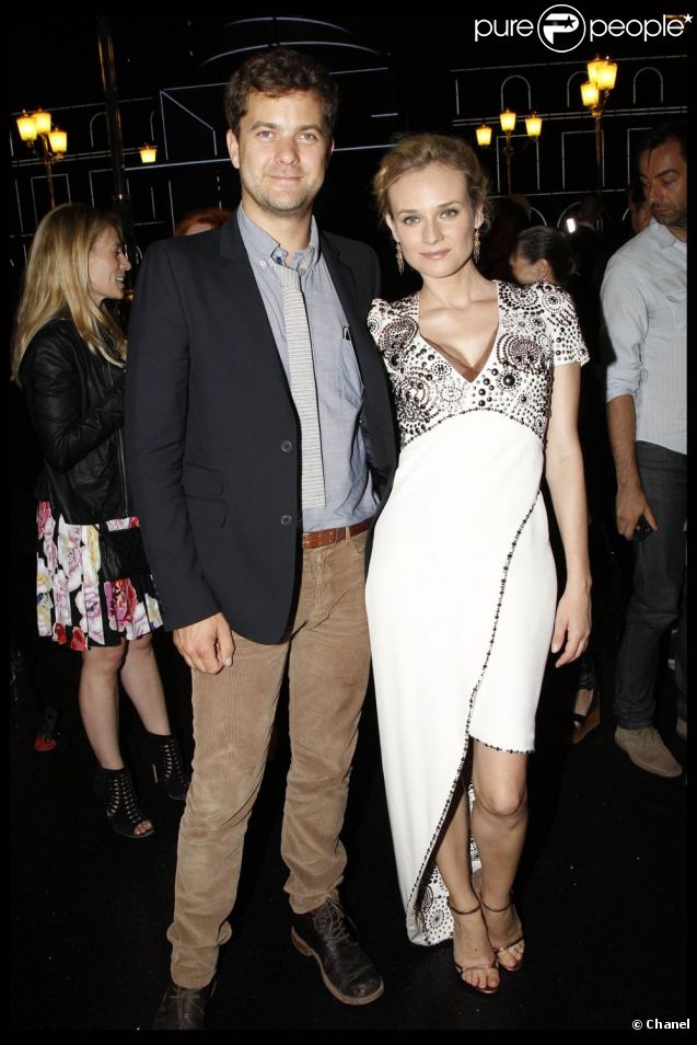 Joshua Jackson et Diane Kruger au défilé Chanel Haute Couture 2011/2012