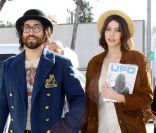 Sean Lennon et Charlotte Kemp Muhl, à Los Angeles, le 24 janiver 2011. 