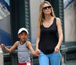 Heidi Klum et ses enfants continuent de profiter des joies qu'offre la ville de New York. Le 7 juillet 2011