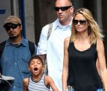 Heidi Klum et ses enfants continuent de profiter des joies qu'offre la ville de New York. Le 7 juillet 2011