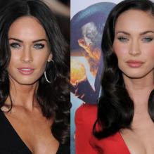 Megan Fox en 2009 (à gauche) et 2010 (à droite)
