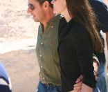 Carla Bruni-Sarkozy et Nicolas Sarkozy en vacances en Egypte, en 2007