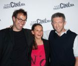 Vincent Cassel, Joséphine Japy et Dominik Moll lors de la soirée de clôture du festival Paris Cinéma, à Paris, le 11 juillet 2011.