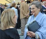 Simone Veil lors du défilé du 14 juillet 2011, à Paris.