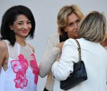 Jeannette Bougrab et Valérie Pécresse lors du défilé du 14 juillet 2011, à Paris.