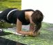 Morgane entame sa journée par une petite séance de sport, samedi 16 juillet.
