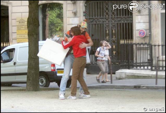 Elie Semoun et Vincent Desagnat sur le tournage de Cyprien
