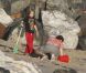 Kate Hudson, son compagnon Matthew Bellamy et son fils Ryder ont profité d'une journée ensoleillée sur la plage de Malibu le 18 juillet 2011