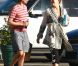 Kate Hudson, son compagnon Matthew Bellamy et son fils Ryder ont profité  d'une journée ensoleillée sur la plage de Malibu le 18 juillet 2011