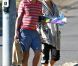 Kate Hudson, son compagnon Matthew Bellamy et son fils Ryder ont profité  d'une journée ensoleillée sur la plage de Malibu le 18 juillet 2011