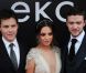 Avant-première de  Sexe entre amis  à Moscou le 26 juillet 2011 : Justin Timberlake, Mila Kunis et le réalisateur Will Gluck.