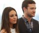 Mila Kunis et Justin Timberlake lors du photocall à Moscou du film Sexe entre amis le 27 juillet 2011