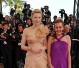 Cate Blanchett et la vice-présidente de Chopard,Caroline Gruosi-Scheufele